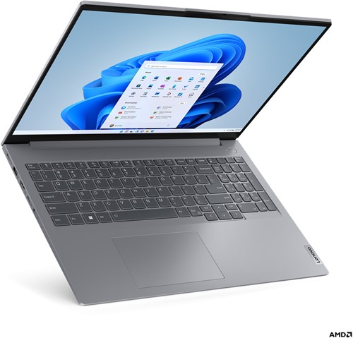 Lenovo ThinkBook 16 AMD Ryzen™ 5 7430U Laptop 40,6 cm (16") WUXGA 16 GB DDR4-SDRAM 512 GB SSD Wi-Fi 6 (802.11ax) Windows 11 Pro Grijs