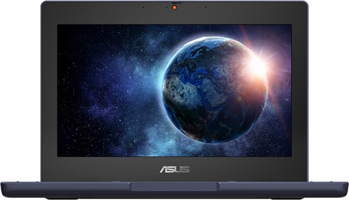 ASUS BR1104CGA-N00168XA Intel® N N200 Laptop 29,5 cm (11.6") HD 8 GB LPDDR5-SDRAM 128 GB Flash Wi-Fi 6E (802.11ax) Windows 11 Pro Education Zwart, Grijs