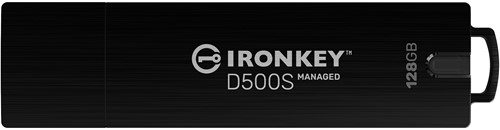 Kingston Technology IronKey D500S USB flash drive 128 GB USB Type-A 3.2 Gen 1 (3.1 Gen 1) Zwart