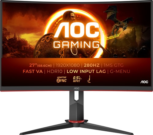 AOC G2 C27G2Z3/BK computer monitor 68,6 cm (27") 1920 x 1080 Pixels Full HD LED Zwart, Rood