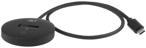 ACT AC1501 basisstation voor opslagstations USB 3.2 Gen 2 (3.1 Gen 2) Type-C Zwart