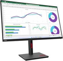 Lenovo ThinkVision T32h-30 LED display 80 cm (31.5") 2560 x 1440 Pixels Quad HD Zwart