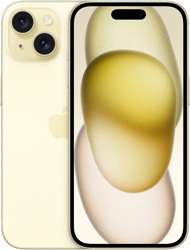 Apple iPhone 15 15,5 cm (6.1") Dual SIM iOS 17 5G USB Type-C 128 GB Geel