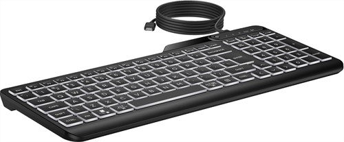 HP 405 backlit toetsenbord met kabel voor meerdere apparaten-3