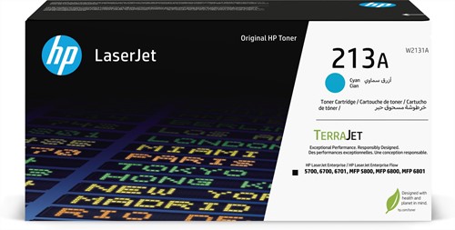 HP 213A originele LaserJet-tonercartridge, cyaan