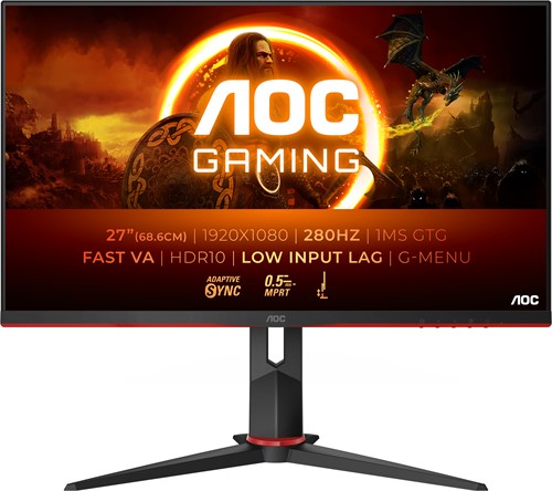 AOC G2 27G2ZN3/BK computer monitor 68,6 cm (27") 1920 x 1080 Pixels Full HD LCD Zwart, Rood
