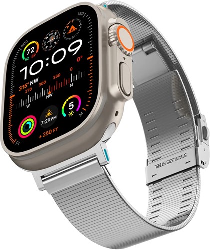 Spigen AMP07224 slimme draagbare accessoire Band Zilver Roestvrijstaal