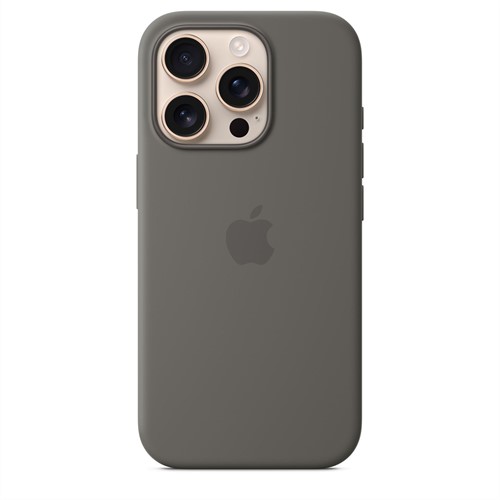 Apple Siliconenhoesje met MagSafe voor iPhone 16 Pro - Rotsgrijs