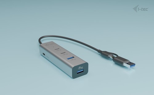 i-tec Metal Universal Charging HUB 2xUSB-C + 2x USB-A Port + Power Delivery 85W-2