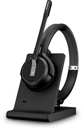 EPOS IMPACT 5000 Go Headset Draadloos oorhaak, Hoofdband, Neckband Kantoor/callcenter Zwart
