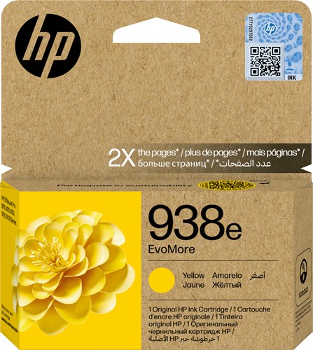 HP 938e EvoMore originele gele inktcartridge