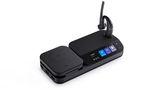 Yealink BH71-WORKSTATION hoofdtelefoon/headset Draadloos In-ear Kantoor/callcenter Bluetooth Oplaadhouder Zwart