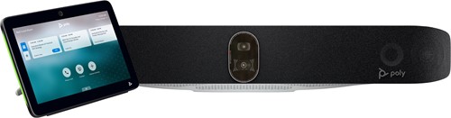 POLY Studio X72 All-In-One Video Bar with TC10 Controller Kit No Radio or Power Cord TAA