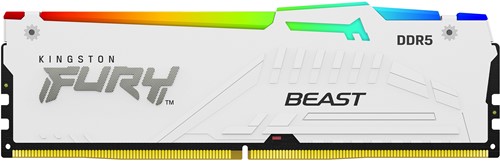 Kingston Technology FURY Beast 16GB 6000MT/s DDR5 CL30 DIMM White RGB XMP-2