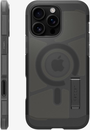 Spigen Tough Armor T AI (MagFit) mobiele telefoon behuizingen 16 cm (6.3") Hoes Zwart