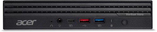 Acer Veriton Vero N4720GT I74516 Pro Intel® Core™ i7 i7-14700T 16 GB DDR5-SDRAM 512 GB SSD Windows 11 Pro Mini PC Zwart