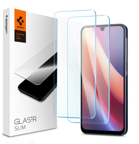 Spigen GLAS.tR Slim Doorzichtige schermbeschermer Samsung 2 stuk(s)
