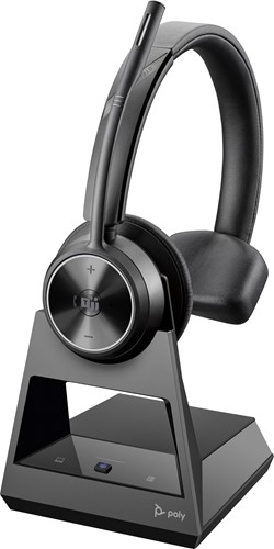 POLY Savi 7310 UC Monaural Microsoft Teams Certified DECT 1880-1900 MHz Headset-2