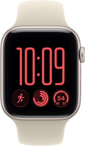 Apple Watch SE (3nd generation) OLED 44 mm Digitaal 368 x 448 Pixels Touchscreen Beige Wifi GPS-2