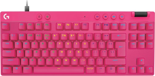 Logitech G PRO X TKL RAPID toetsenbord Gamen USB QWERTY US International Roze