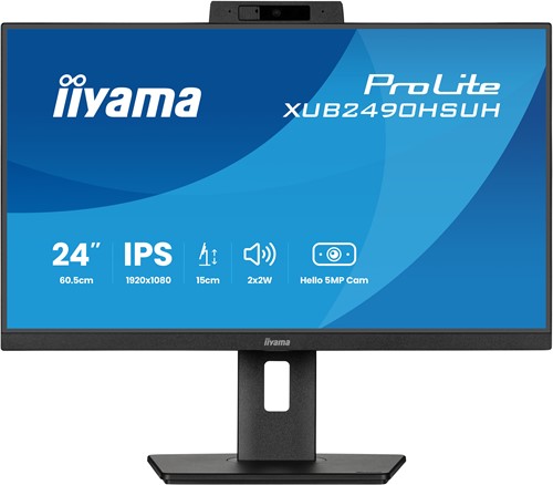 iiyama XUB2490HSUH-B2 computer monitor 60,5 cm (23.8") 1920 x 1080 Pixels Full HD LED Zwart