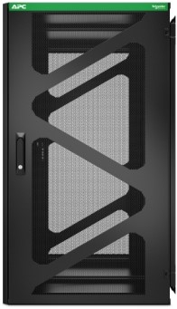 APC AR124SM rack 12U Vrijstaande rek Zwart