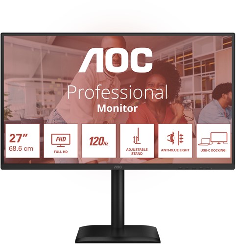 AOC 27E4CV computer monitor 68,6 cm (27") 1920 x 1080 Pixels Full HD LED Zwart-2