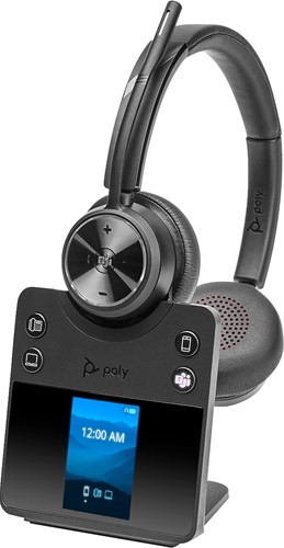 POLY Savi 7420 Office Stereo Microsoft Teams Certified DECT 1880-1900 MHz Headset-3