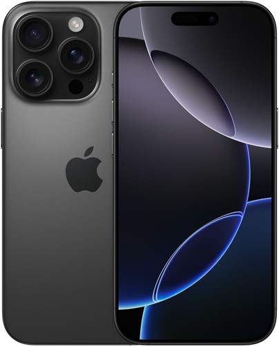 Apple iPhone 16 Pro 128 GB Zwart