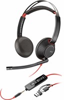POLY Blackwire 5220 stereo USB-C-headset + 3,5 mm stekker + USB-C/A-adapter (bulk)-3