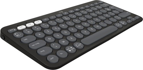 Logitech Pebble Keys 2 K380s toetsenbord RF-draadloos + Bluetooth QWERTY US International Grafiet