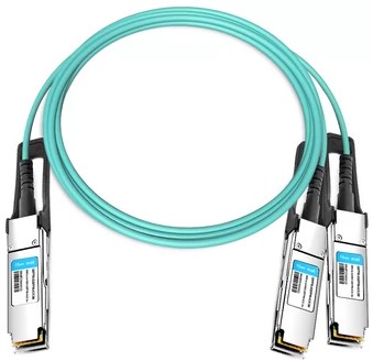 Nvidia MFS1S50-H003V InfiniBand-kabel 3 m QSFP56 2x QSFP56 Blauw