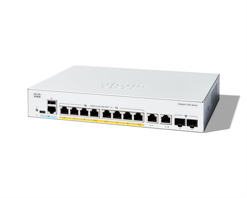Cisco C1200-8P-E-2G netwerk-switch Managed L2/L3 Gigabit Ethernet (10/100/1000) Wit