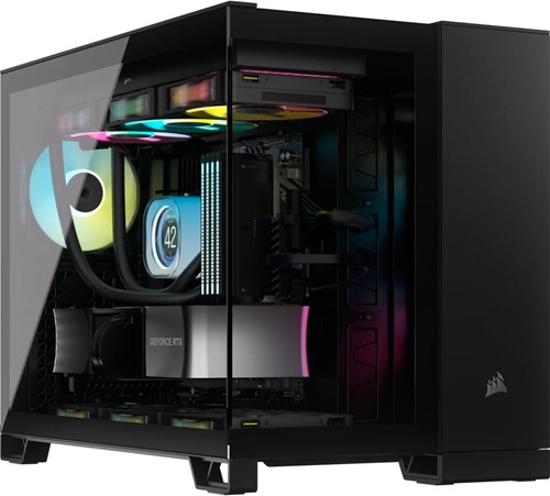 Corsair 2500X RGB Micro Tower Zwart