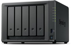 Synology DiskStation DS1525+ data-opslag-server NAS Ryzen Embedded V1500B 8 GB DDR4 0 TB Zwart