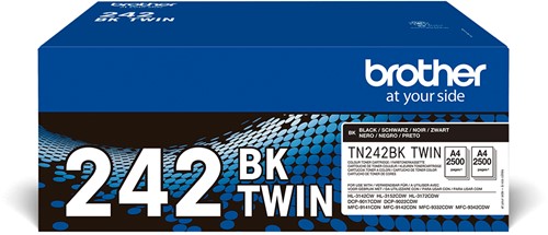 Brother TN-242BKTWIN tonercartridge 2 stuk(s) Origineel Zwart