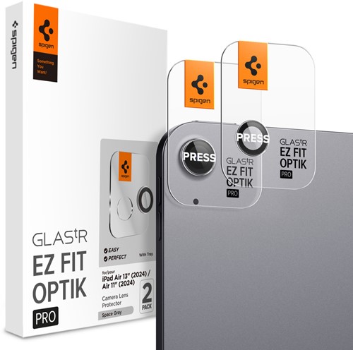Spigen GLAS.tR EZ Fit Optik Pro Cameralensbeschermer Apple 2 stuk(s)