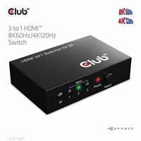 CLUB3D 3 to 1 HDMI™ 8K60Hz/4K120Hz Switch-2