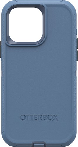 OtterBox Defender Series voor iPhone 15 Pro Max, Baby Blue Jeans (Blue)