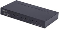 StarTech.com 8-Port DisplayPort KVM Switch met 1U Rackmontage Kit, 4K 60Hz DP 1.2, Drukknop & Hotkey Schakelaar, 4-Port USB Hub, OS Onafhankelijk, TAA Compliant
