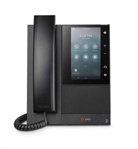 POLY CCX 505 IP telefoon Zwart 24 regels LCD Wifi