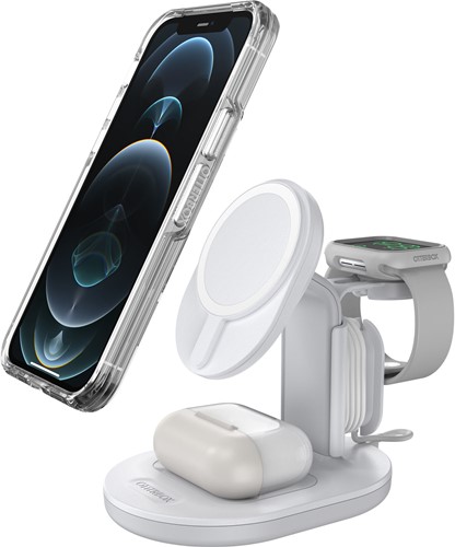 OtterBox 78-81157 oplader voor mobiele apparatuur Hoofdtelefoons, Smartphone, Smartwatch Wit USB Draadloos opladen Snel opladen Binnen-2