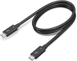 Lenovo 4X91K16968 Thunderbolt-kabel 0,7 m 40 Gbit/s Zwart