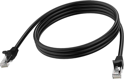 Vision TC 2MCAT6A/BL netwerkkabel Zwart 2 m Cat6a U/UTP (UTP)