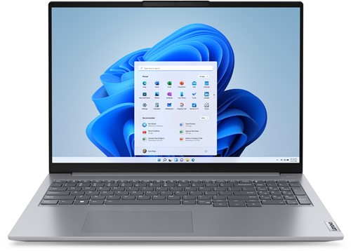 Lenovo ThinkBook 16 G6 IRL Intel® Core™ i5 i5-13420H Laptop 40,6 cm (16") WUXGA 16 GB DDR5-SDRAM 512 GB SSD Wi-Fi 6 (802.11ax) Windows 11 Pro Grijs