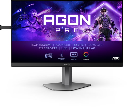 AOC AGON PRO AG246FK computer monitor 61,2 cm (24.1") 1920 x 1080 Pixels Full HD LCD Zwart