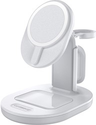 OtterBox 78-81157 oplader voor mobiele apparatuur Hoofdtelefoons, Smartphone, Smartwatch Wit USB Draadloos opladen Snel opladen Binnen