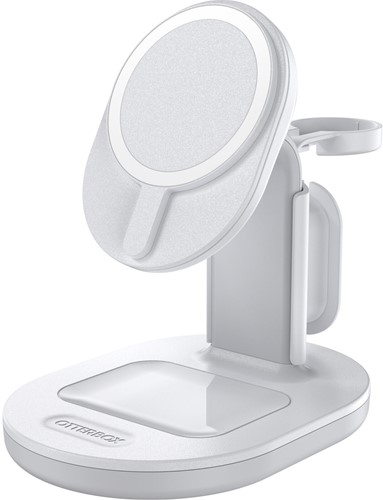 OtterBox 78-81157 oplader voor mobiele apparatuur Hoofdtelefoons, Smartphone, Smartwatch Wit USB Draadloos opladen Snel opladen Binnen