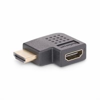 StarTech.com Haakse HDMI 2.0 Adapter, Male naar Female, Horizontale 90 Graden Haakse HDMI adapter, HDMI Port Saver, 4K 60Hz, High Speed HDMI Connector Extension, M/F