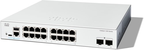 Cisco C1200-16T-2G netwerk-switch Managed L2/L3 Gigabit Ethernet (10/100/1000) Wit